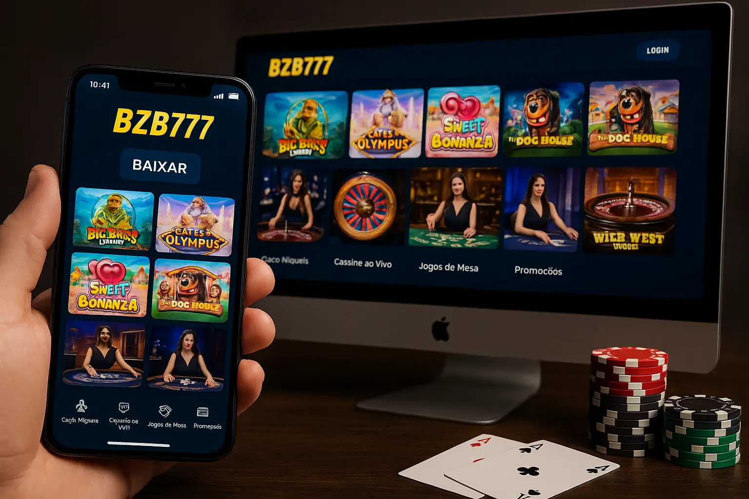Baixar o BZB777 Cassino App