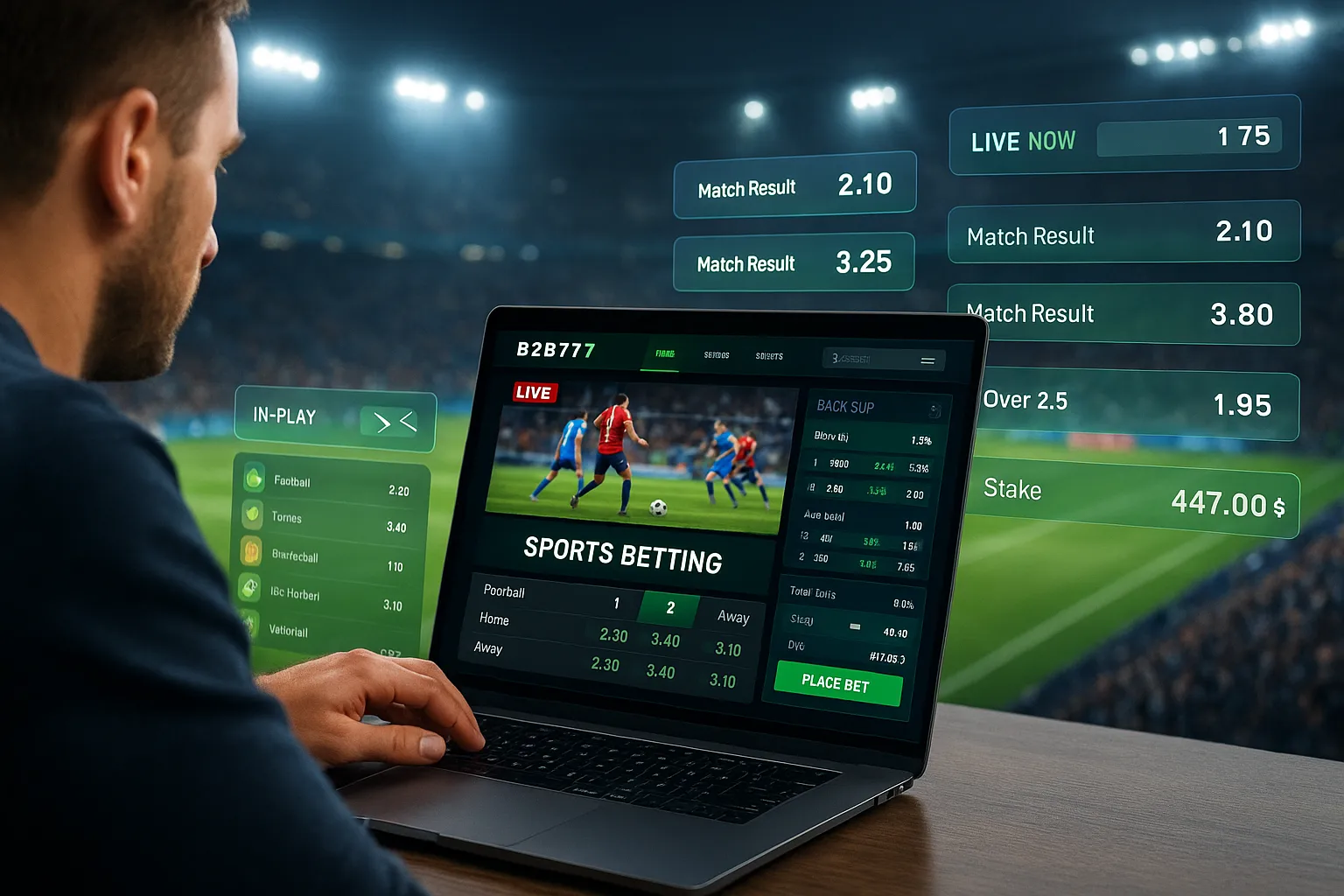 Aposte em apostas esportivas no cassino online BZB777
