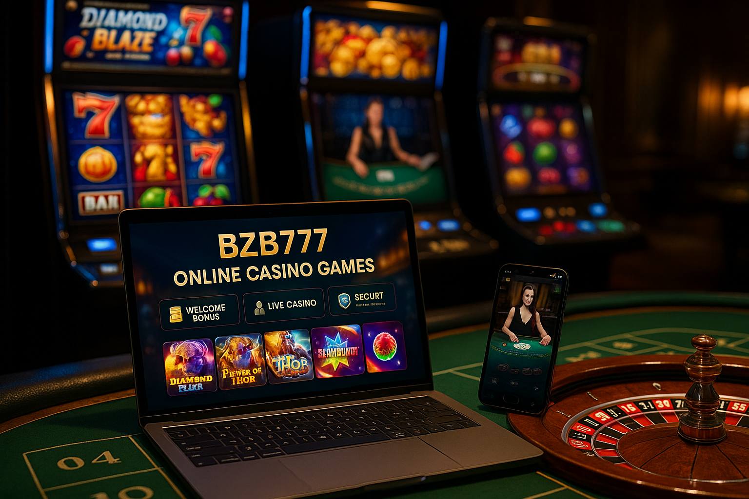 Jogos de cassino online BZB777